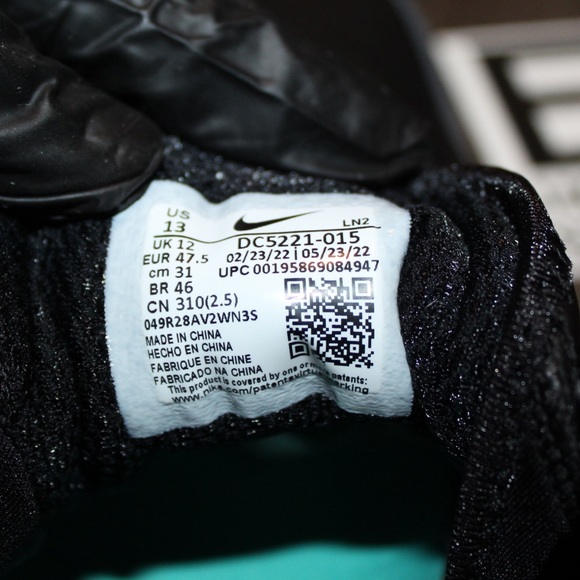 ❌S⭕️LD❌Nike Air Zoom Infinity React Black Grey White Mens Size 13 Golf Shoes - Picture 15 of 17